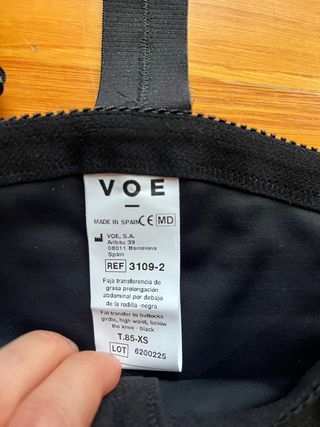 Faja VOE para transferencia de grasa