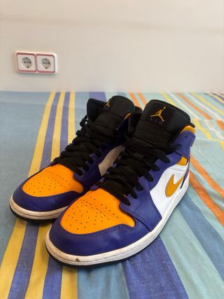 Nike Air Jordan 1 Mid originales – Talla 44 – Poco