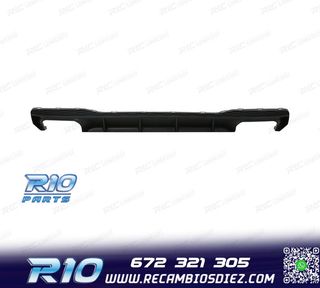 DIFUSOR AUDI A7 S LINE 19- LOOK S7 + COLAS ESCAPE CROMO