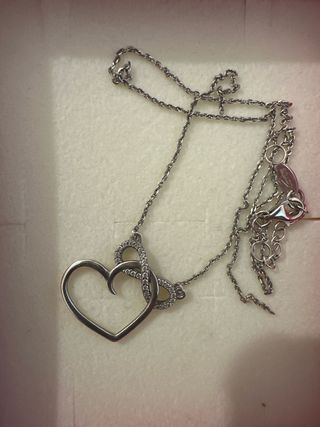 Colgante Corazón Infinito Plata Lotus