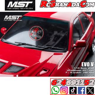 CARROCERIA MST MITSUBISHI EVO V TRANSPARENTE