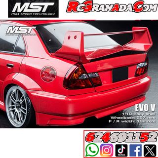CARROCERIA MST MITSUBISHI EVO V TRANSPARENTE