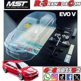 CARROCERIA MST MITSUBISHI EVO V TRANSPARENTE