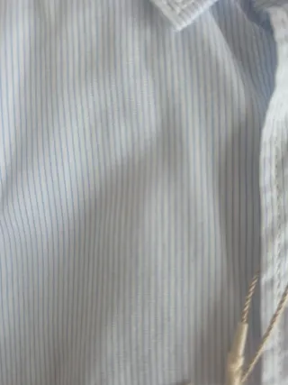 Camisa manga larga Springfield Talla S Rayas Azul