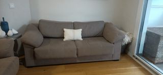 Conjunto Sofás modular color topo 3+2 plazas