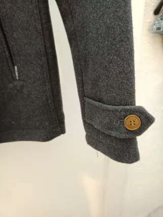 Abrigo Pull&Bear Hombre Talla M Gris