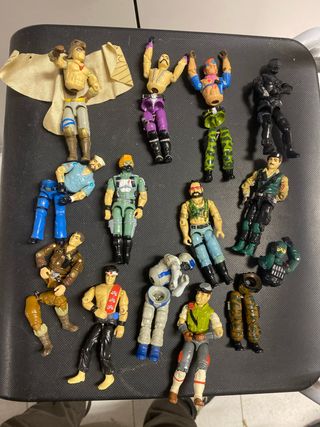 Lote 12 figuras GI JOE (algunas rotas)