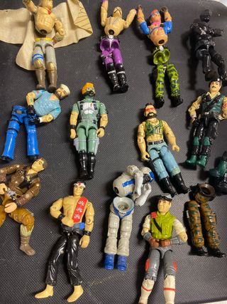 Lote 12 figuras GI JOE (algunas rotas)