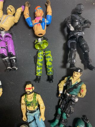 Lote 12 figuras GI JOE (algunas rotas)