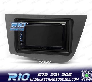 MARCO RADIO 2 DIN GRIS PARA SEAT LEON 05-12