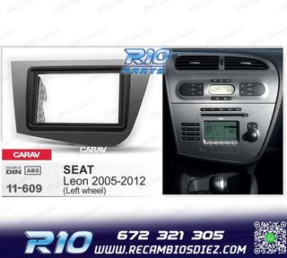 MARCO RADIO 2 DIN GRIS PARA SEAT LEON 05-12