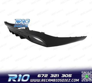 DIFUSOR MERCEDES W206 AMG 21- LOOK C43 + COLAS ESCAPE NEGRO