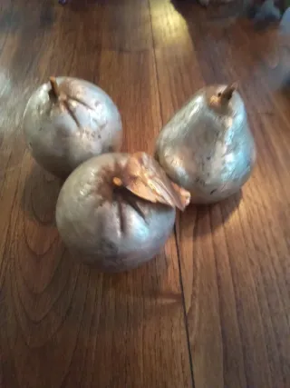 Frutas decorativas metal