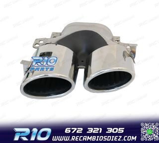 COLAS DE ESCAPE MERCEDES GLE W167 19- LOOK GLE53 CROMO