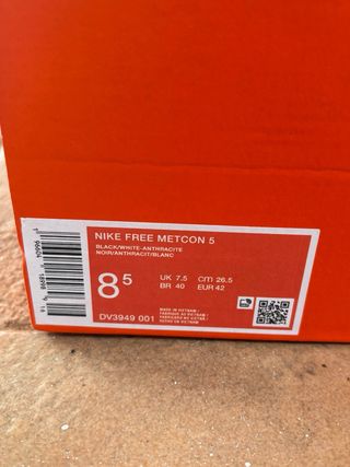 Nike Free Metcon 5 Zapatillas Negras
