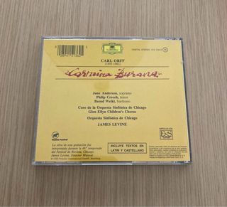 CD Carl Orff Carmina Burana