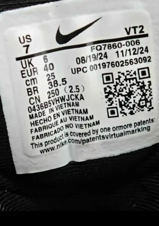 Zapatillas Nike AirMax Negras Blancas