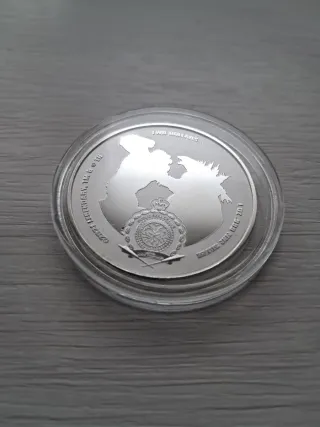 Moneda 1 oz Plata Godzilla 2021