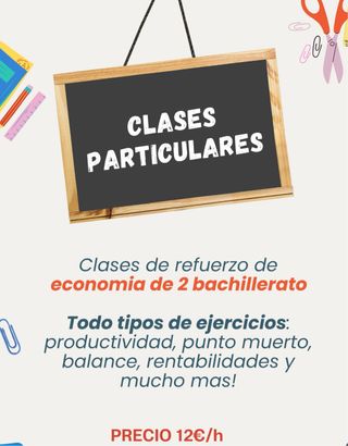 Clases particulares economia Azuqueca de Henares