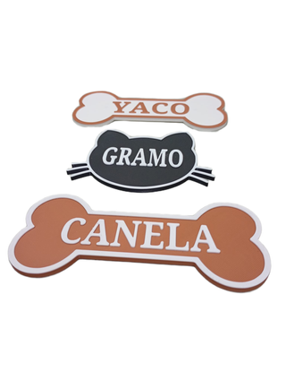 Imanes personalizados nombres mascotas