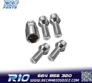 TORNILLOS ANTIRROBO CORTOS 12X125 CÓNICO