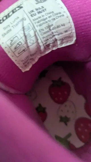 Patines 4 Ruedas Talla 36/37 Rosa y Azul