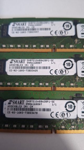 3x 8GB RAM DDR3 ECC RDIMM