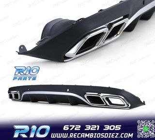 DIFUSOR MERCEDES CLASE C C205 COUPÉ 15-18 AMG PDC + COLAS E