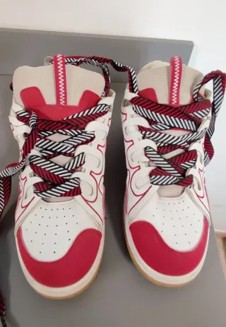 Scarpe sportive bianco rosse