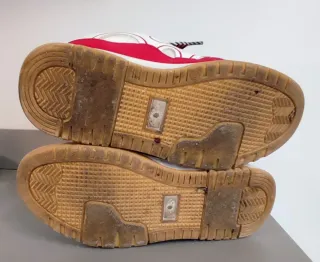 Scarpe sportive bianco rosse