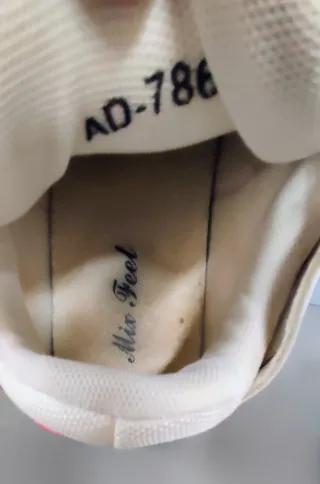 Scarpe sportive bianco rosse