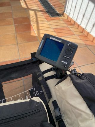 Pato de pesca con sonda