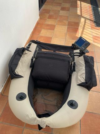 Pato de pesca con sonda