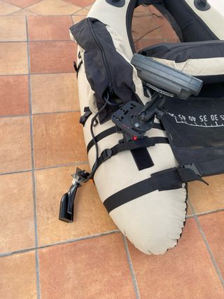 Pato de pesca con sonda