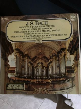 Vinilo J.S. Bach: Toccata y Fuga