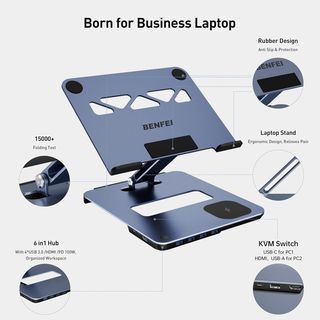 Soporte con HUB múltiple para portátil