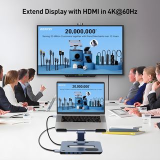 Soporte con HUB múltiple para portátil