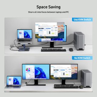 Soporte con HUB múltiple para portátil