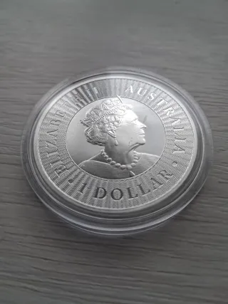 Moneda 1 oz Plata Canguro Australia 2022