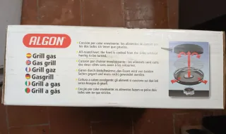 Churrasquera ALGON Gas Grill Azul 32cm