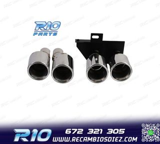 COLAS ESCAPE BMW F10 F11 F12 F13 10- INOX CROMADO