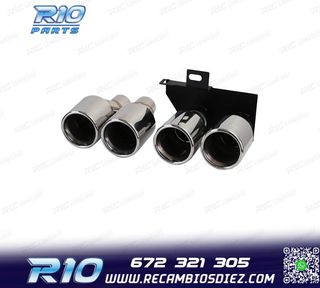 COLAS ESCAPE BMW F10 F11 F12 F13 10- INOX CROMADO
