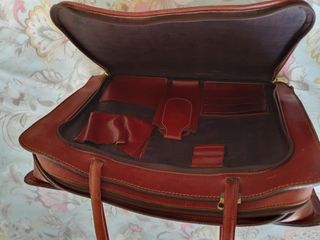 Maletín de piel de estilo vintage