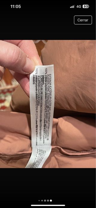 Chaleco acolchado Zara mujer