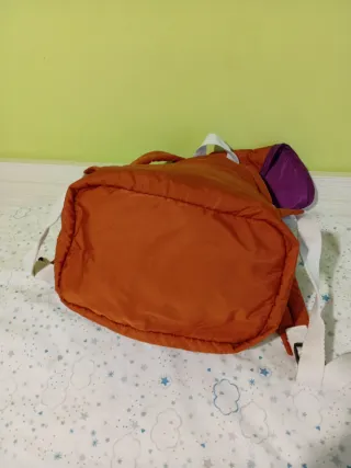 Mochila Zara Kids Naranja y Morado