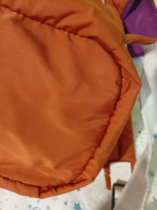 Mochila Zara Kids Naranja y Morado