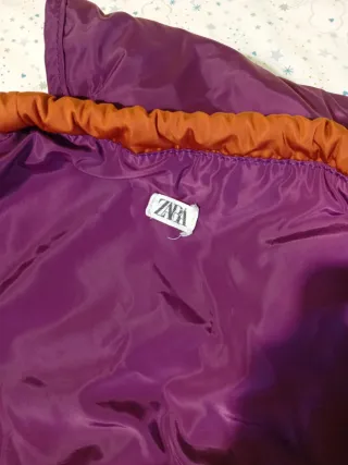 Mochila Zara Kids Naranja y Morado