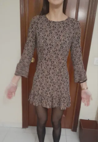 Vestido mini estampado