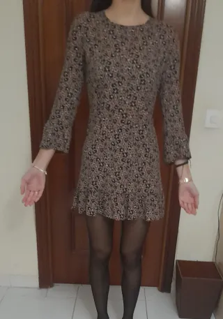 Vestido mini estampado