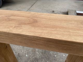 Mueble recibidor rústico de madera